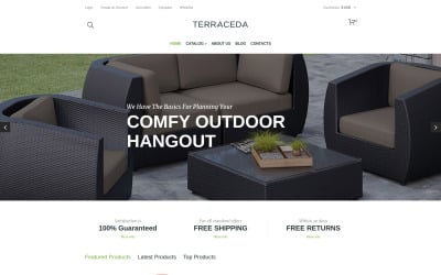 Terraceda VirtueMart Template