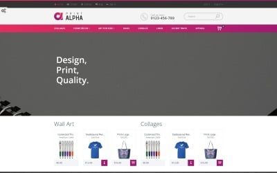 PrintAlpha - Design &amp; Decor PrestaShop Theme