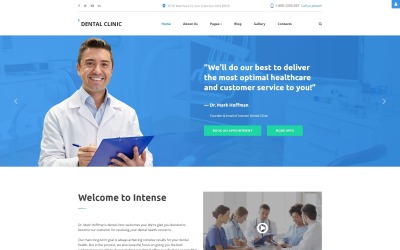 Dental Clinic - 牙科响应Joomla模板