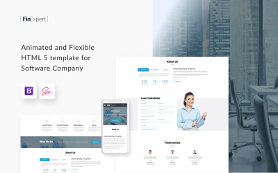 Financial Advisor - Responsive Website Template