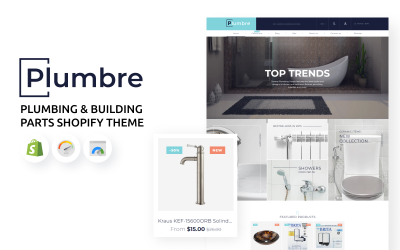 Plumbre - Plumbing &amp;amp; 建筑部件商店Shopify主题