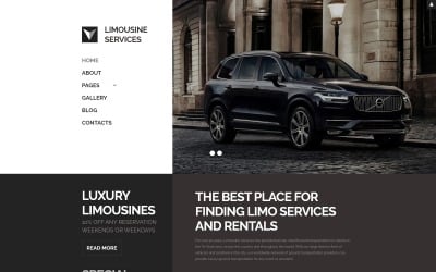 Servizi di limousine - Modello di Joomla reattivo per servizi di auto di lusso