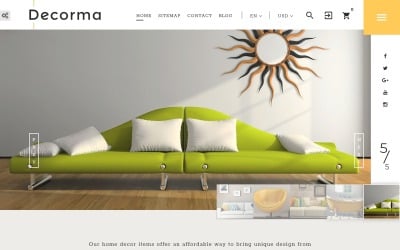 Decorma - 室内 设计 PrestaShop Theme