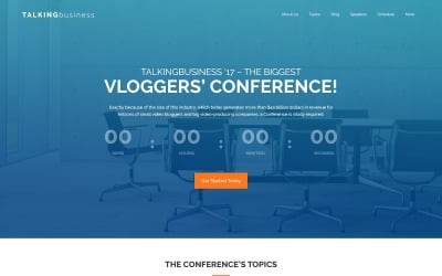 Talking Business - Business Coaching &amp; Consulting WordPress Theme
