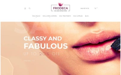 Frodeca - Manicure &amp; Nail Supplies Responsive Magento 2 Theme Magento Theme