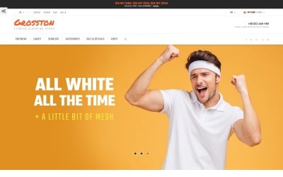 Crosston - Fitness Clothing Store PrestaShop Theme