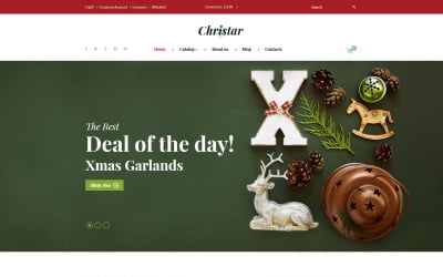 Plantilla VirtueMart de Navidad