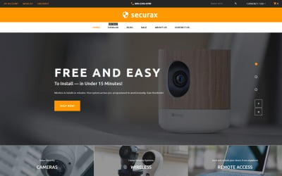 Security Responsive Shopify Theme