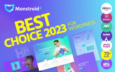 Monstroid2 - Multifunctioneel modulair WordPress Elementor-thema