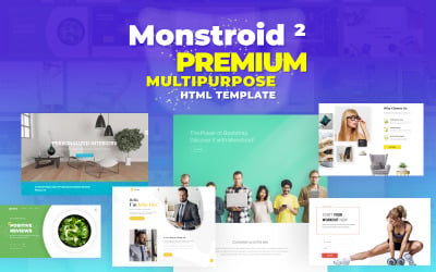 Monstroid2 - Multifunctionele premium HTML5-websitesjabloon