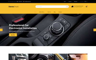 Car Audio VirtueMart Template