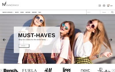 Mannerway - Clothes &amp; Accessories PrestaShop Theme