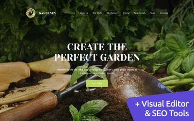 Gardenex - šablona Premium Moto CMS 3