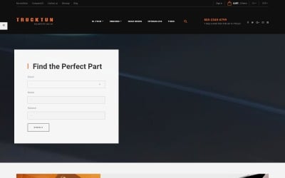 Trucktun - Spare Parts Store Ecommerce 清洁 Bootstrap PrestaShop Theme