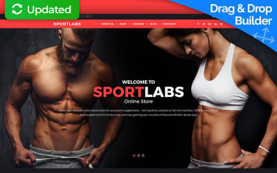 Sports Store MotoCMS Ecommerce Template
