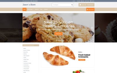 Grocery Store VirtueMart Template