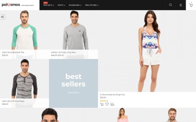 Polasmos - Tema Magento del negozio di moda