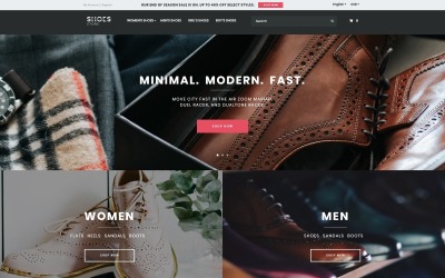 Shoe Store Responsive OpenCart Template