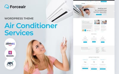 Forceair - Air Condition &amp;amp; Heating WordPress Theme