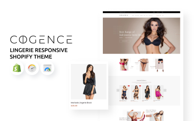 Адаптивна тема Shopify Lingerie eCommerce