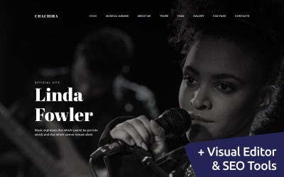 Chachira - Singer Premium Moto CMS 3 Template