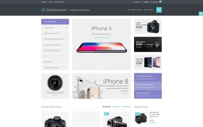 Electrocloud - Mobile Store Joomla Template