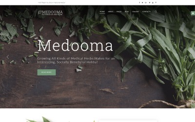 Medooma - шаблон Joomla для альтернативной медицины