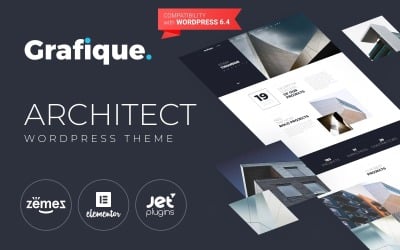 Grafique - Thème WordPress Elementor pour architecte