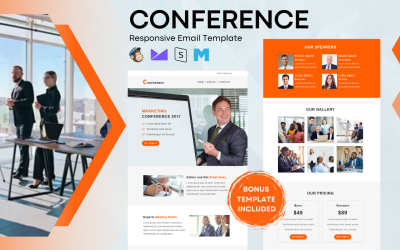 Conference - Responsive 新闻letter Template