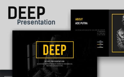 Deep Creative - modelo de apresentação em PowerPoint