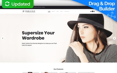 Favoloso - Modello di e-commerce MotoCMS per negozio di moda