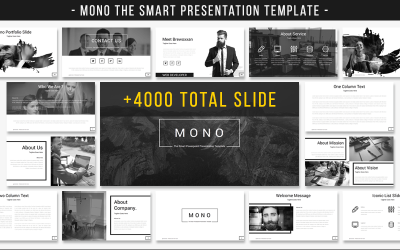 Mono - De slimme PowerPoint-sjabloon voor presentaties