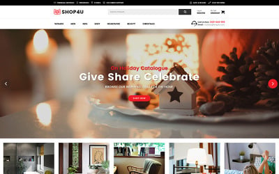 Shop4U -现代市场WooCommerce WordPress主题
