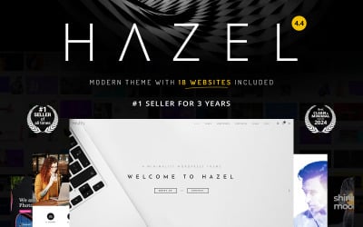 Hazel - Tema de WordPress limpio, minimalista y multipropósito