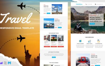 Travel - Responsive Email 新闻letter Template
