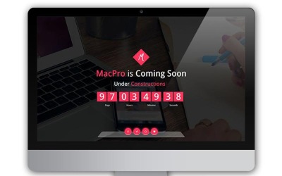 Незабаром Macpro Шаблон HTML - сторінка спеціальності