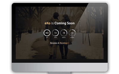 eKo již brzy responzivní šablona HTML5
