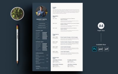 Robert Smith - Graphic Designer Resume Template