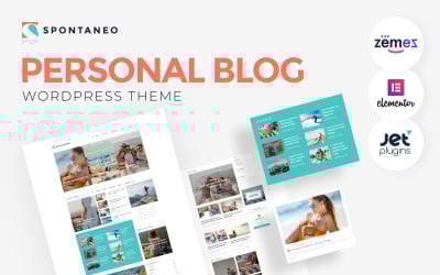 Spontaneo - Personal Travel Blog WordPress Theme