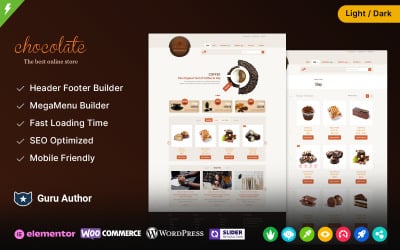 Chocolate - Cake and Coffee WooCommerce Theme