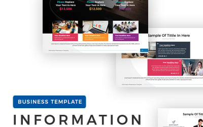 Informazioni - modello di presentazione aziendale PowerPoint