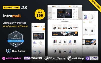 Intromall - Tema multipropósito para Elementor WooCommerce y megatienda