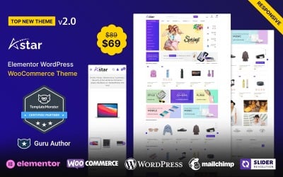 AStar – Modisches und vielseitiges WooCommerce-Theme