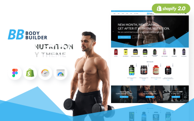 Body Builder - Tema de Shopify para nutrición deportiva