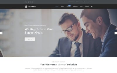 Joombiz -优雅的商业公司Joomla模板