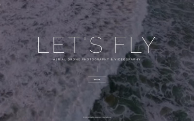 Let&飞行摄影和视频摄影的Joomla模型