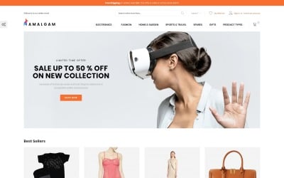 Amalgam - Hurtowy motyw Magento