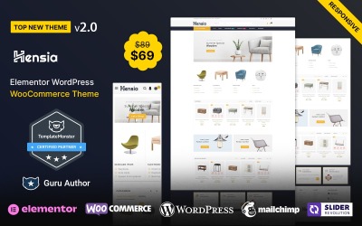 Hensia - Möbler WooCommerce Theme