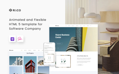 R&amp;amp;CO - Architecture and Construction 网站 Template
