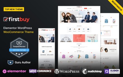 Firstbuy — багатоцільова тема WooCommerce Mega Shop електроніки та моди